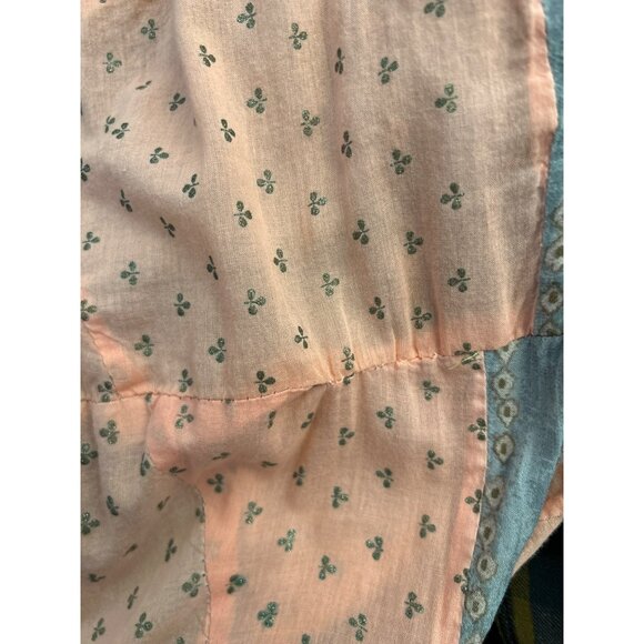 Handmade Patchwork Boho Harem Pants Colorful Elastic Waist Festival Trousers - Picture 5 of 5